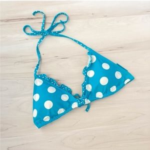 🌸3/$30🌸 Coco Rave Triangle Ruffle Polka Dot Bikini Top